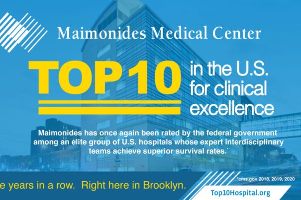 Maimonides Ranked Among Top 10 Nationwide For Clinical Excellence; #1 In The US For Heart Attack Outcomes