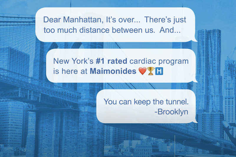 Maimonides ‘Dear Manhattan’ Campaign Commercial