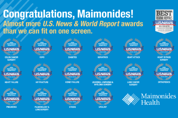 Maimonides Scores 17 Accolades from US News and World Report