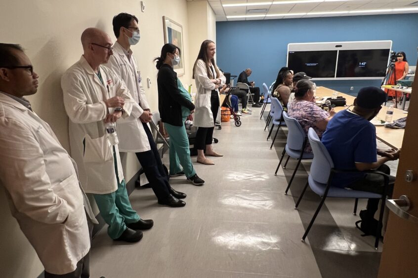 Providers and LVAD recipients gathered for meeting