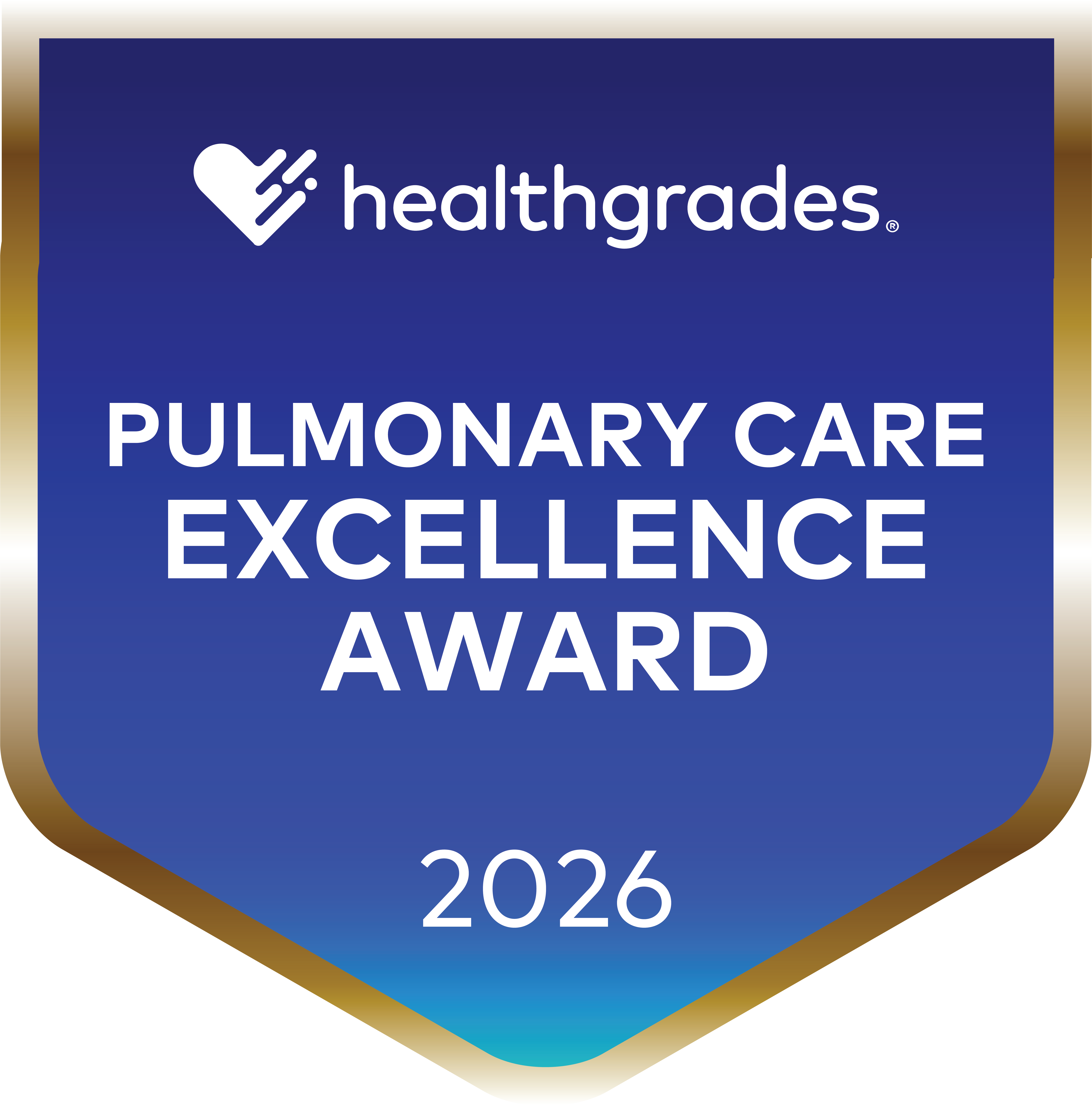 Healthgrades pulmonary care excellence award for 2026